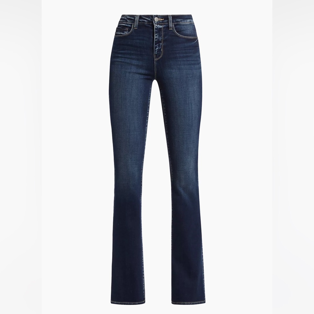 L’Agence Selma High-Rise Boot-Leg Jeans Columbia